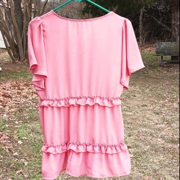 Anthropologie Andree by unit ruffled tiered babydoll boho hippie top - Picture 5 of 14